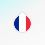 drops: learn french language and words for free android application logo